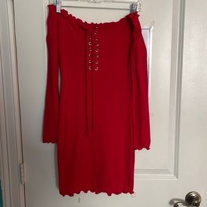 Off the shoulder dress